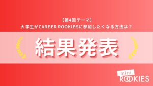 【結果発表】第4回 mini Rookies